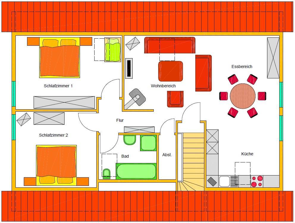 Ferienwohnung Familie Huebner Lübeck Rum bild